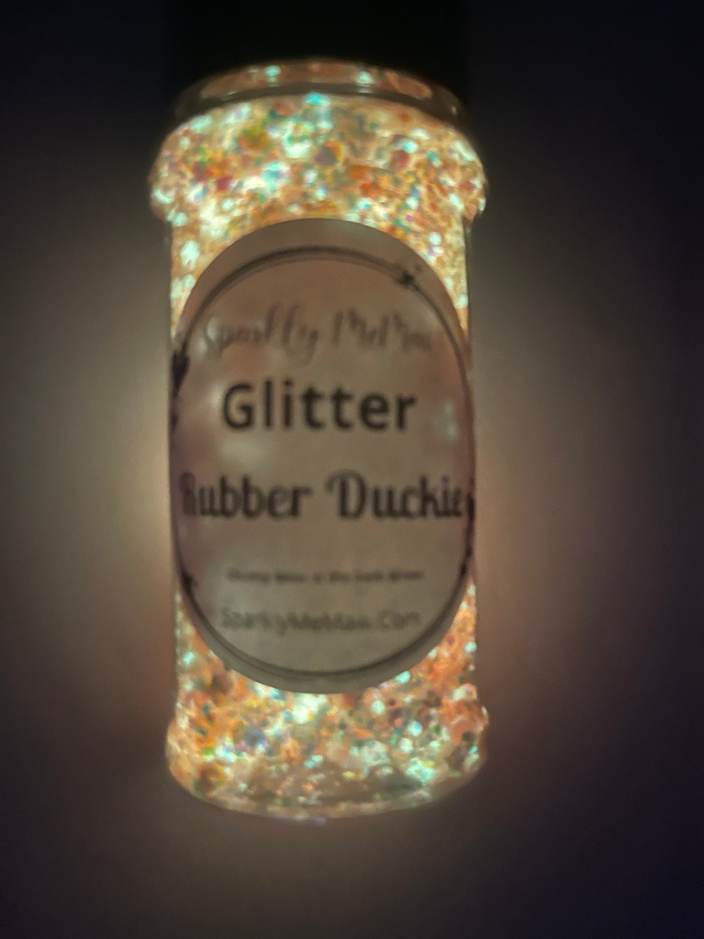 Rubber Duckie Glow in the Dark Chunky Glitter