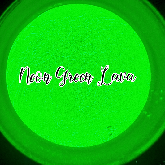 Neon Green Lava Glow Powder