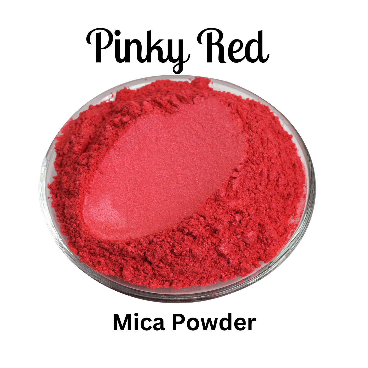 Pinky-Red 1 oz Jar Mica Powder
