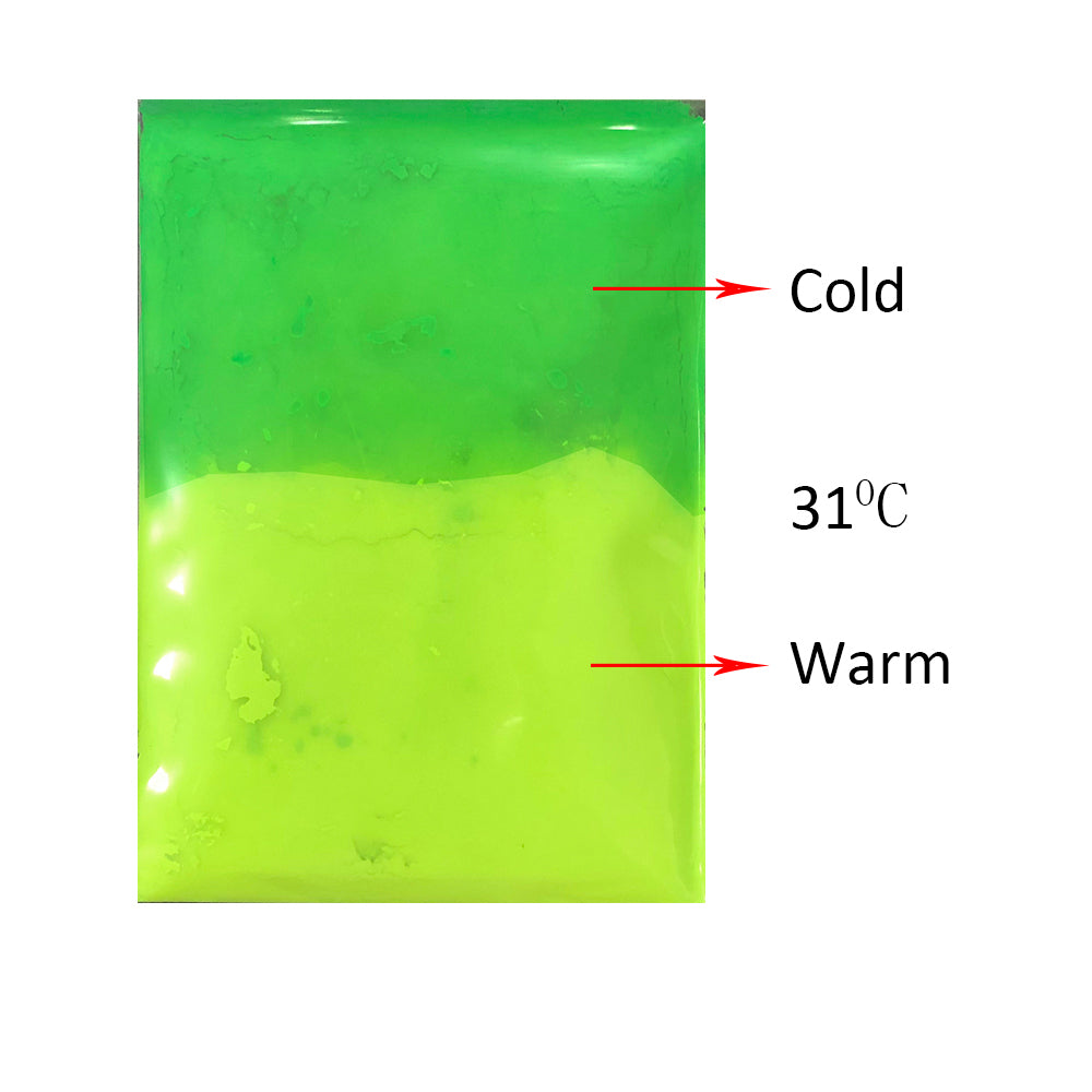 Neon Green to Yellow thermal mica powder
