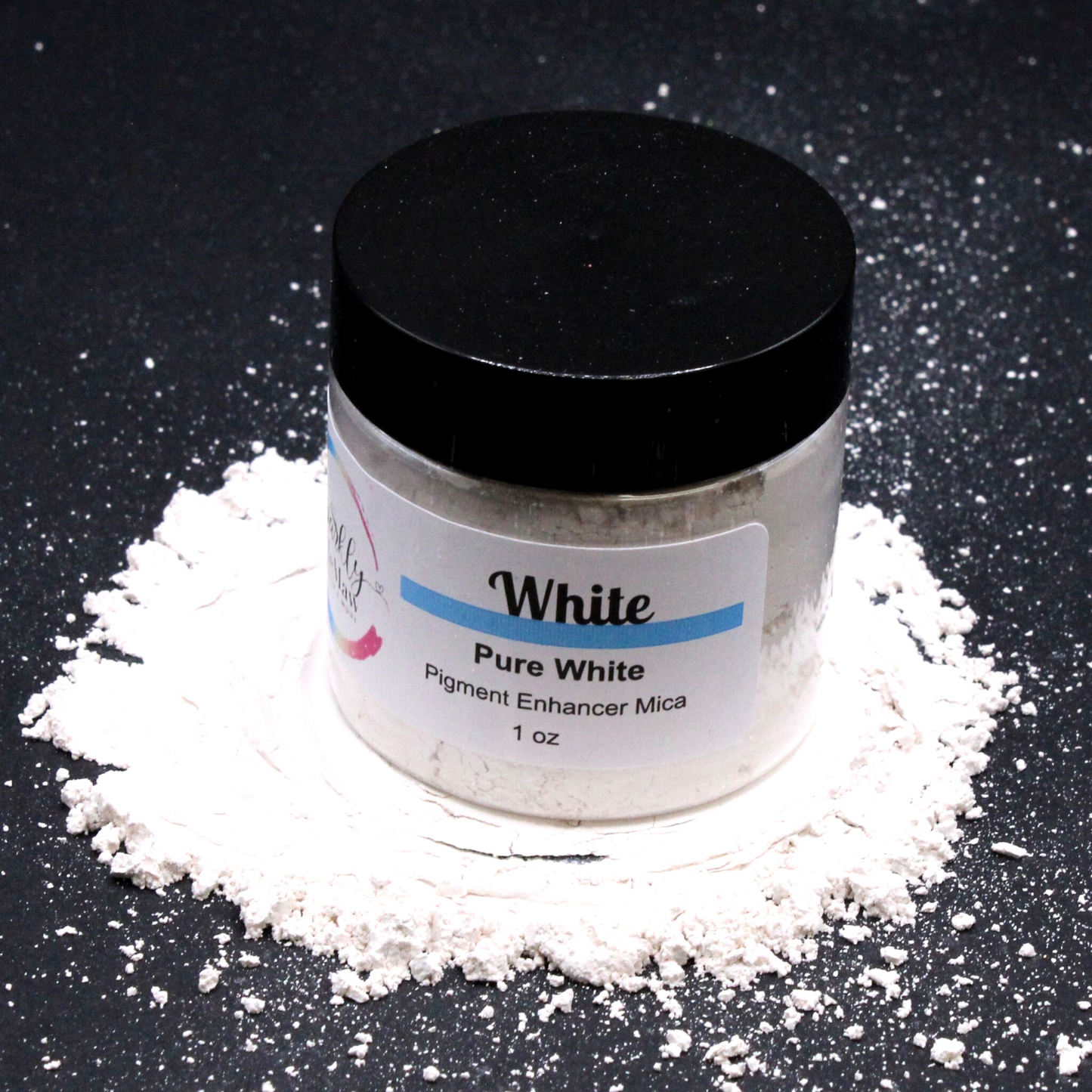 White Mica Pigment Enhancer (pearl mica) 1 oz Jar