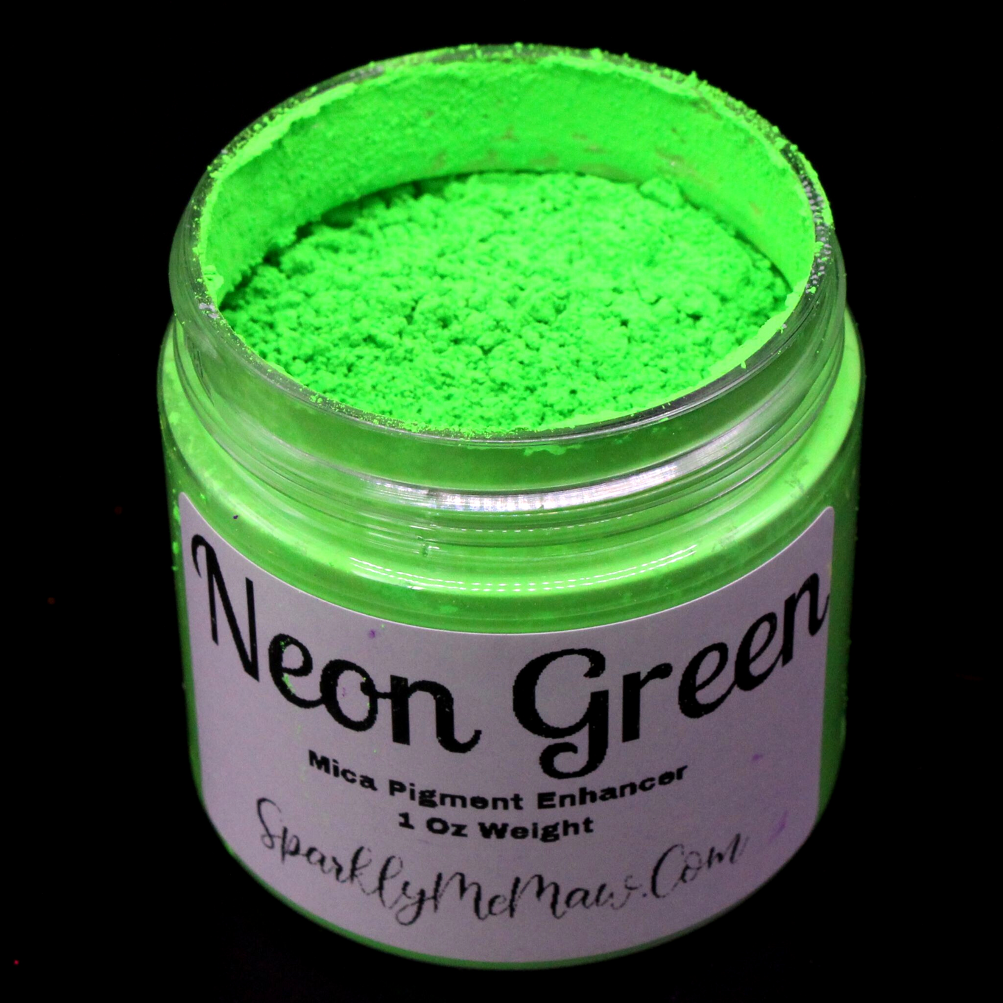 Neon Green Mica Pigment Enhancer 1 oz Jar!!