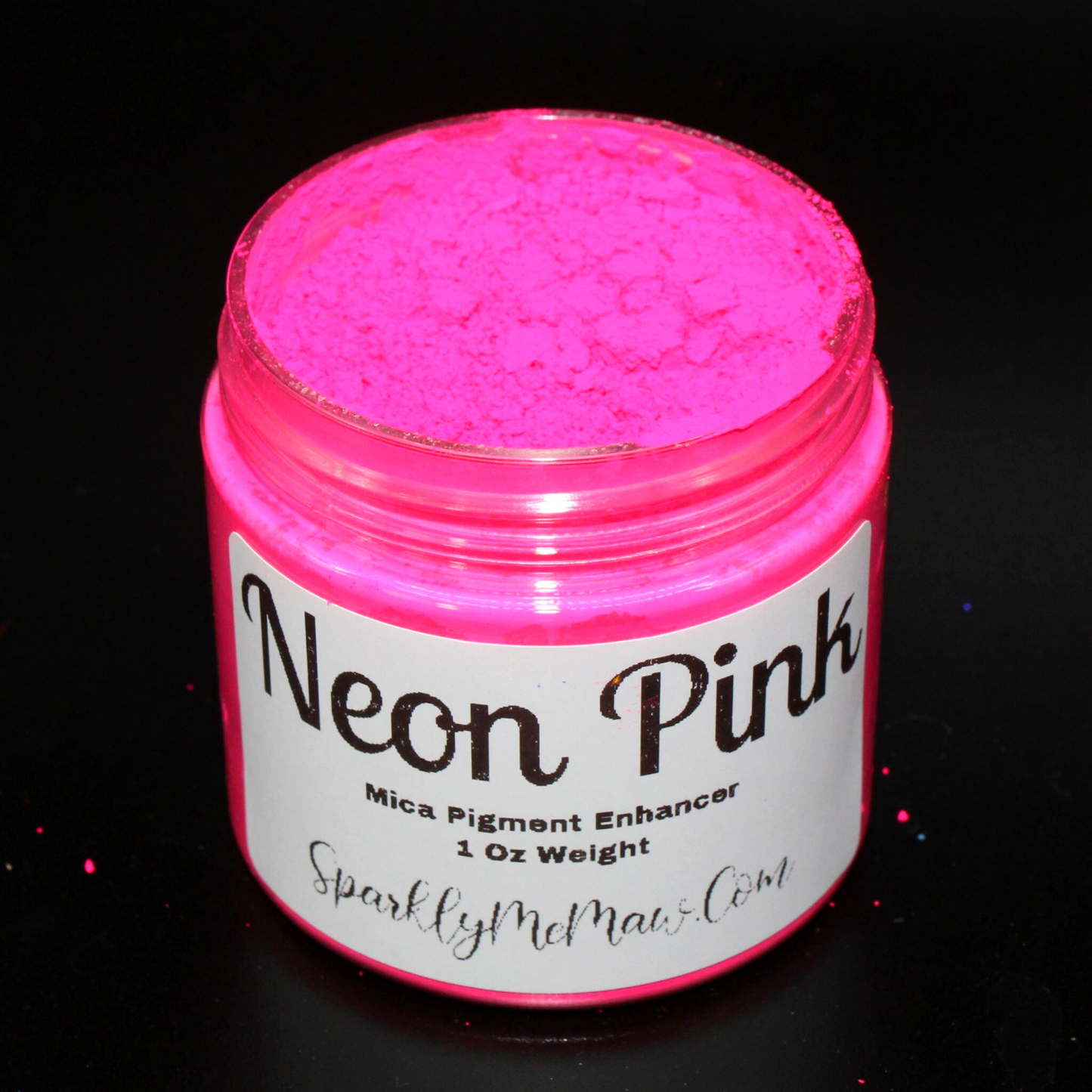 Neon Pink Mica Pigment Enhancer 1 oz Jar!!