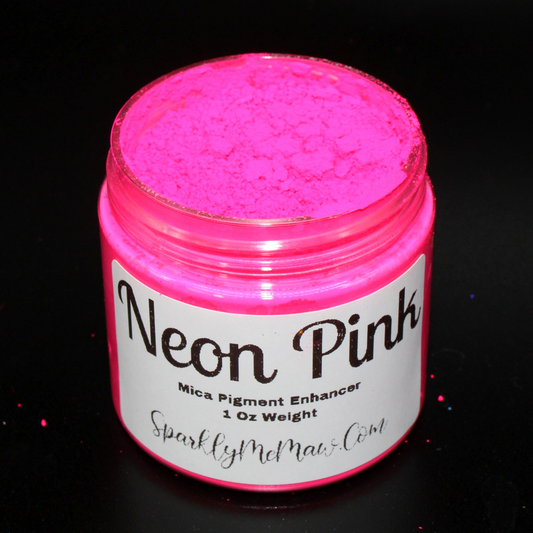Neon Pink Mica Pigment Enhancer 1 oz Jar!!