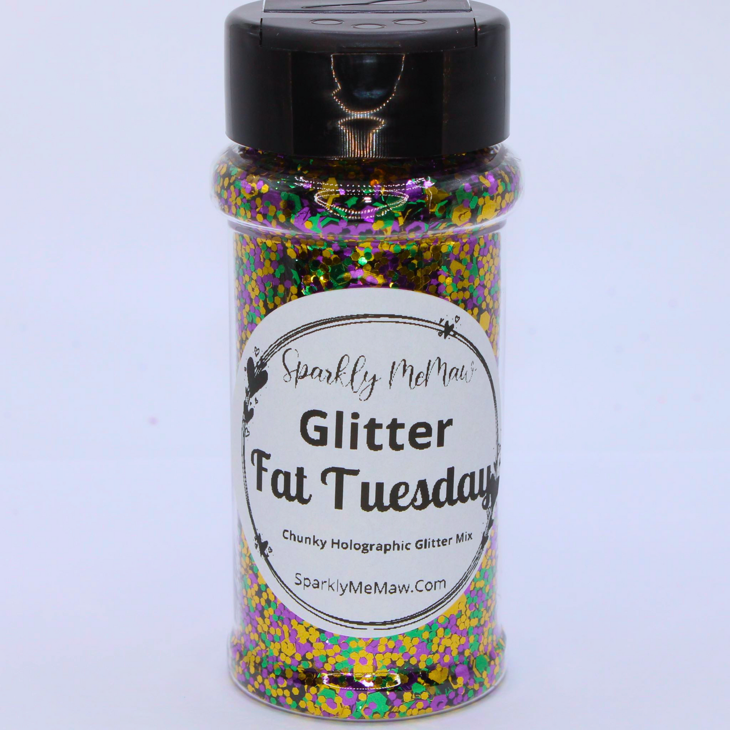 Fat Tuesday Chunky Metallic Glitter Mix (FREE DECAL)
