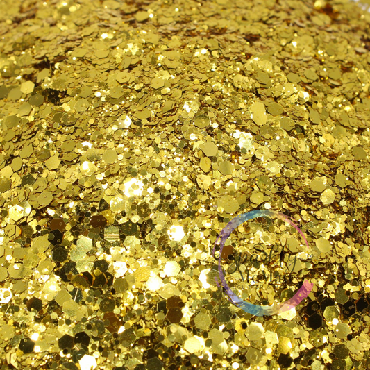 Old Gold SMM Custom Chunky Glitter Mix