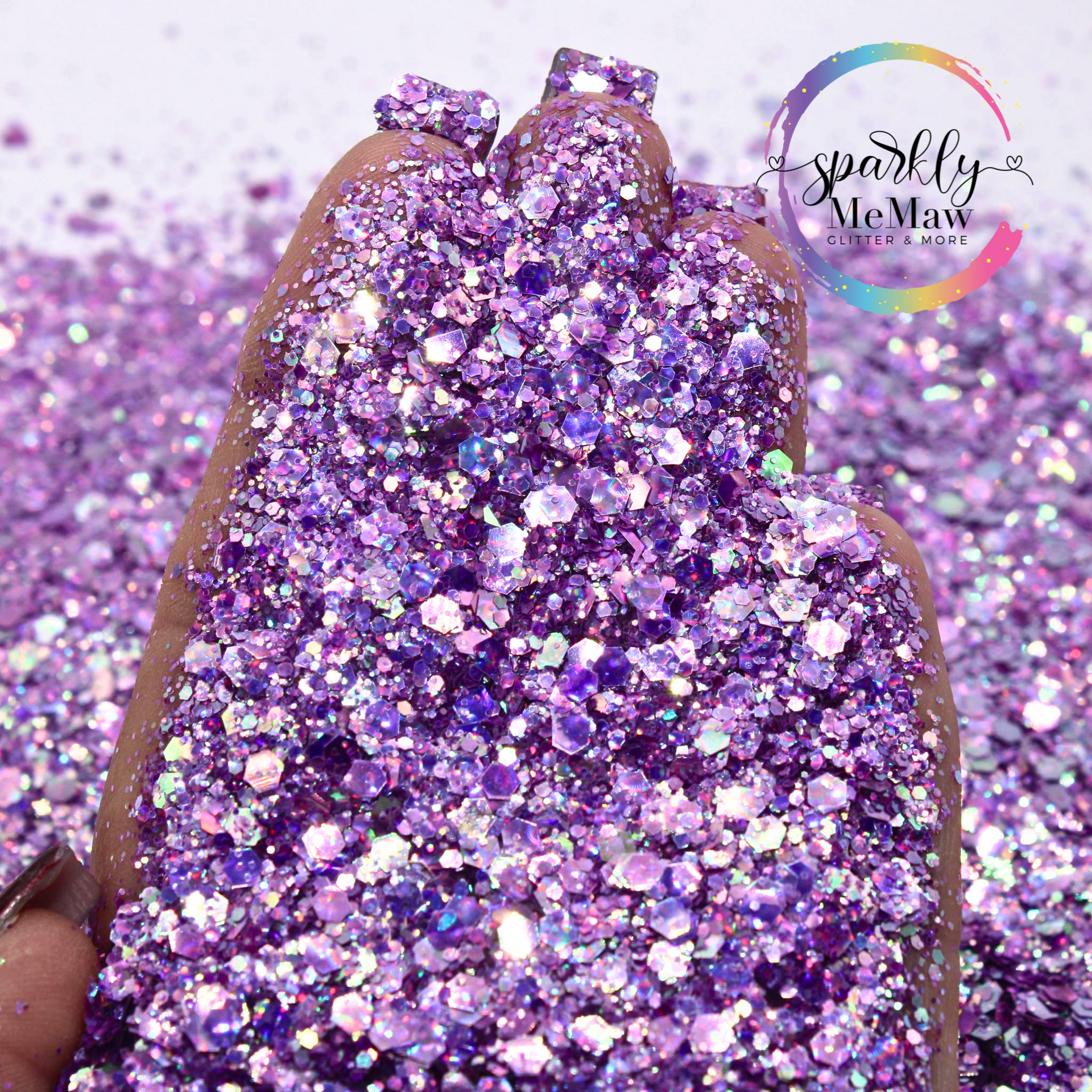 Rock Candy 3D holographic Color Shifting Chunky Glitter – Sparkly MeMaw LLC