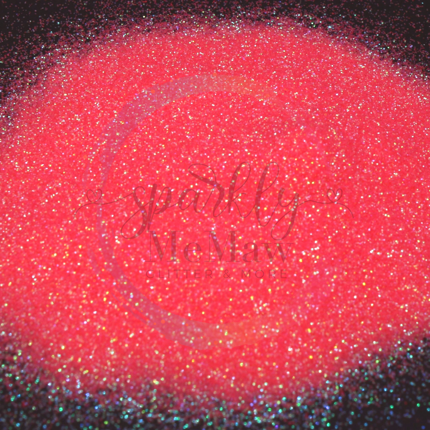 Neon Coral Basic Fine Glitter Mix