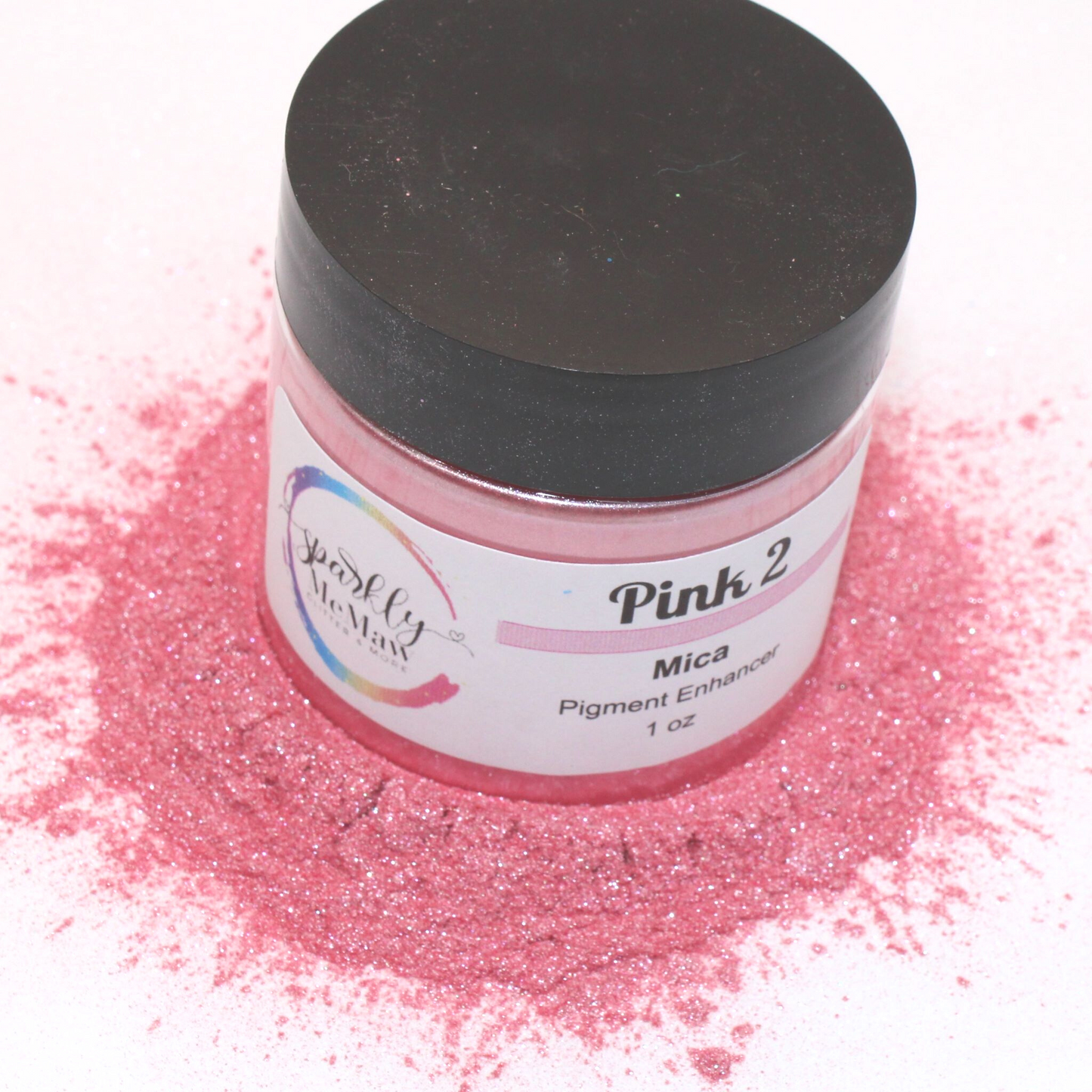 Pink 2 Mica Powder Pigment Enhancer 1 oz Jar