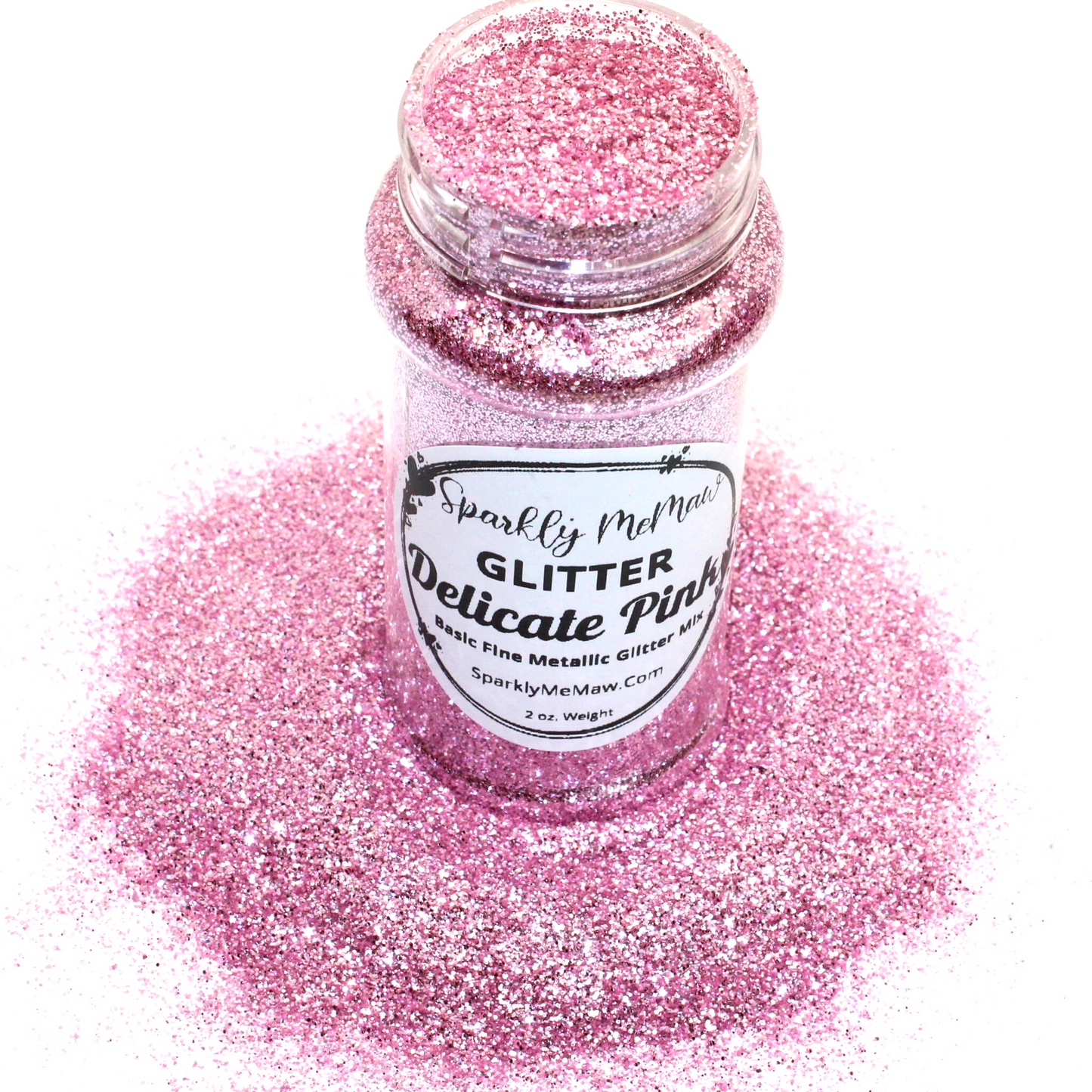 Delicate Pink Basic Fine Metallic Glitter Mix