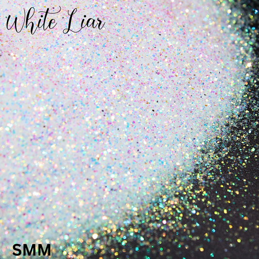 White Liar Opal Fine glitter mix