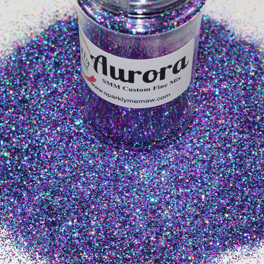 Aurora  HOLOGRAPHIC fine glitter Mix