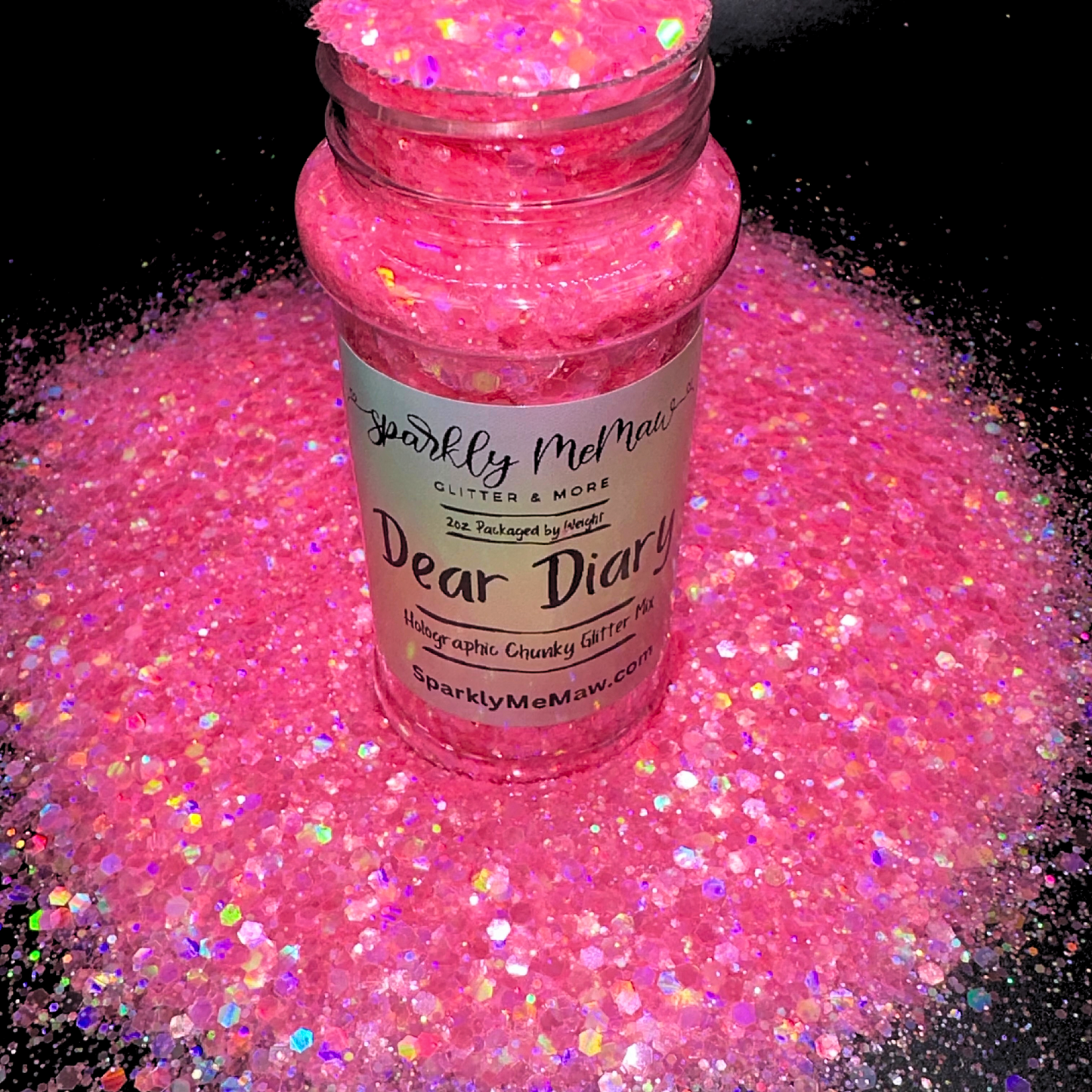 Dear Diary Neon Chunky Holographic Glitter Mix