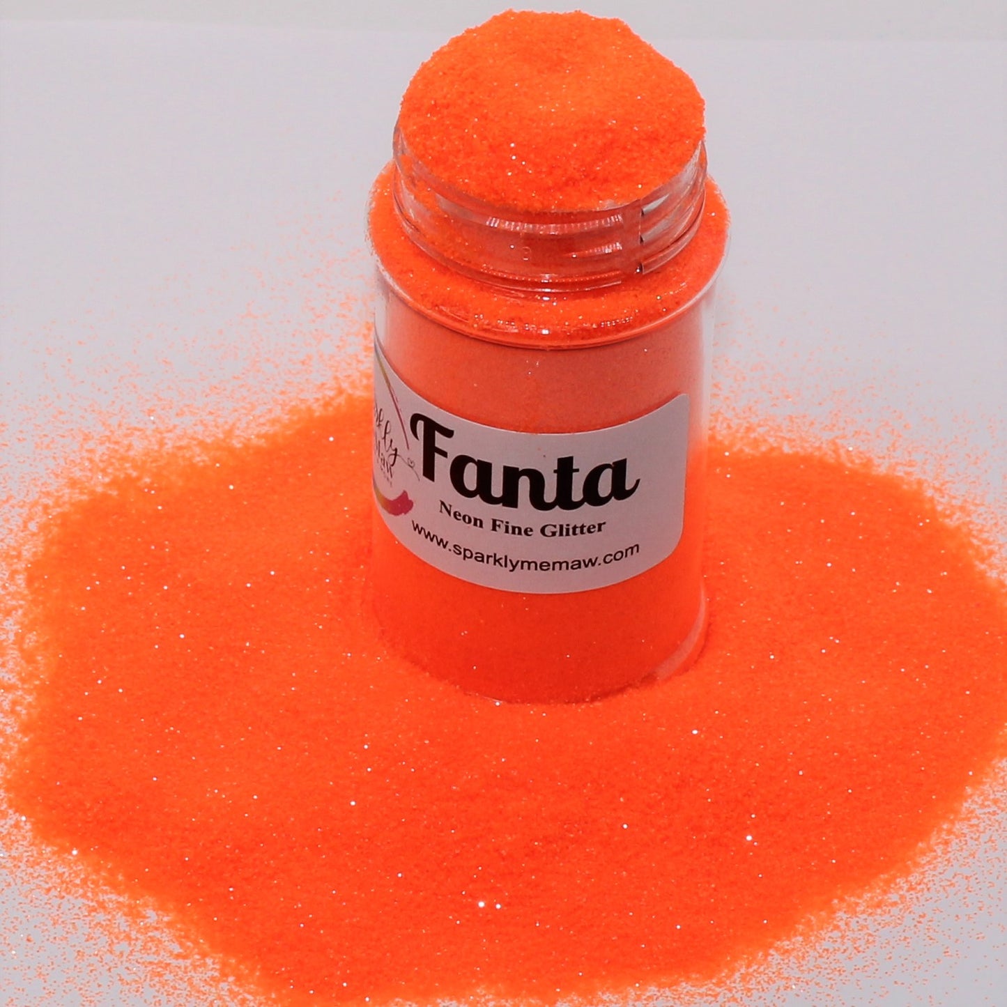 Fanta Orange Neon Fine Glitter