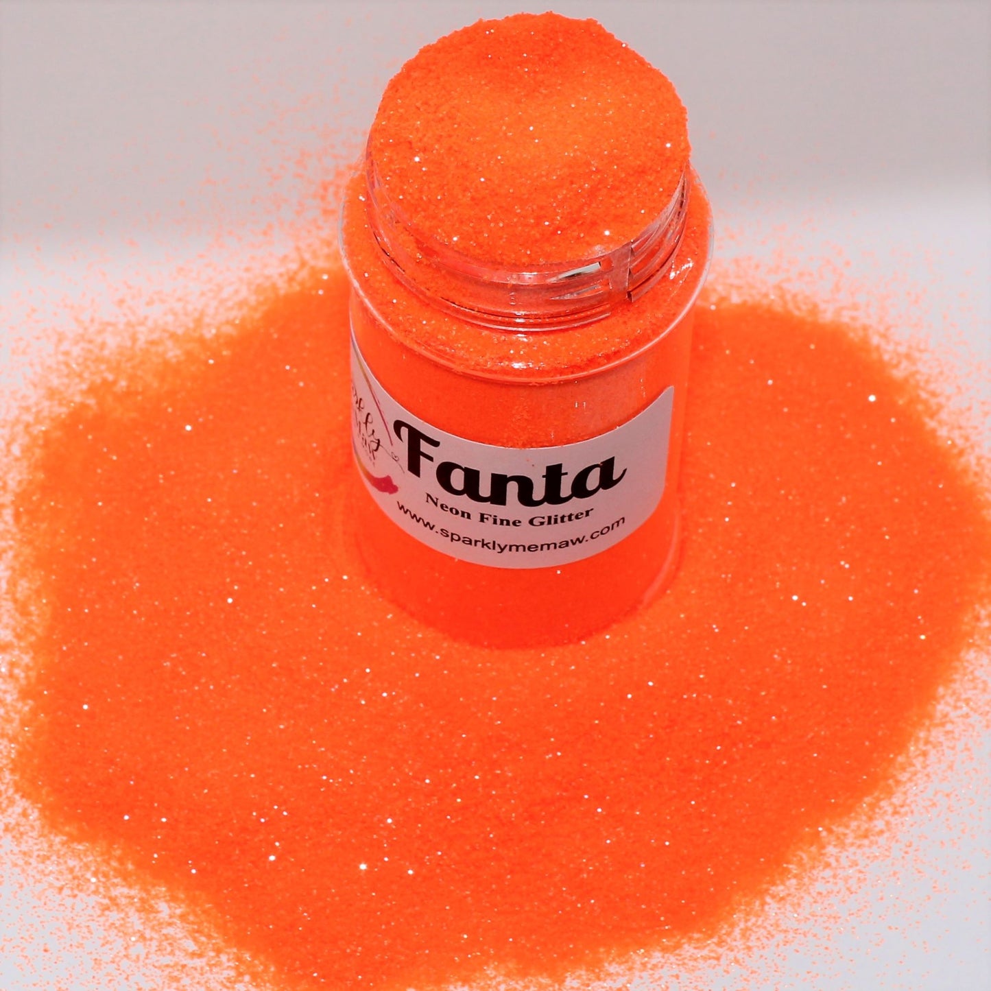 Fanta Orange Neon Fine Glitter