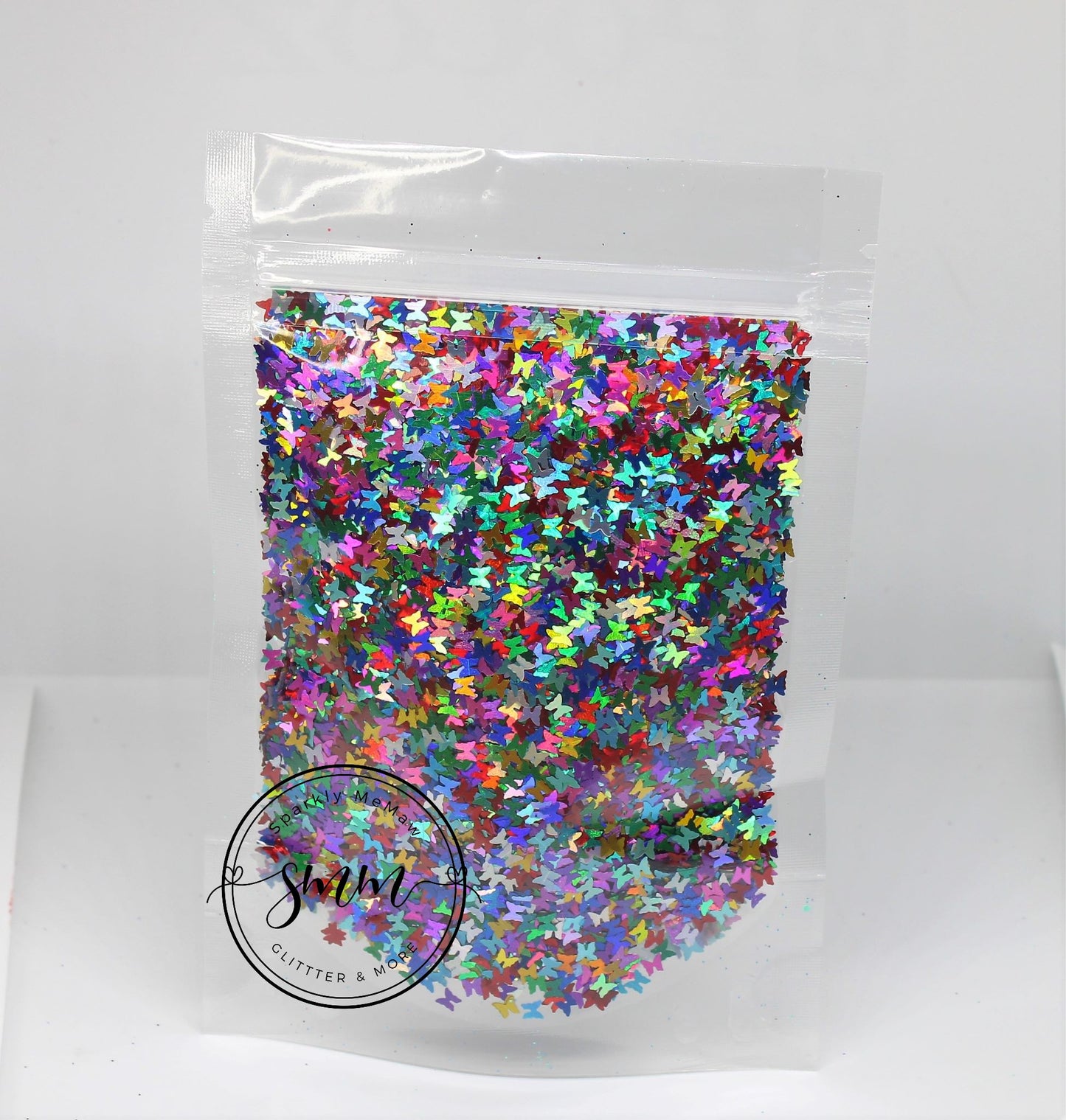 Gimme Butterflies Holographic Glitter Shapes