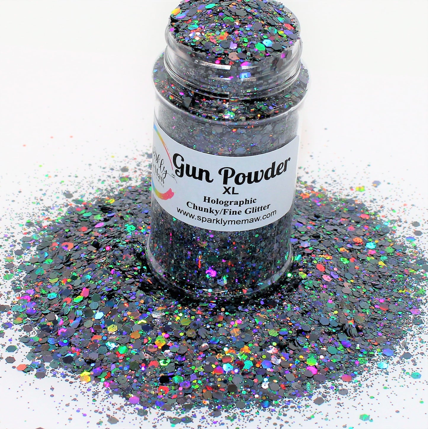 Gun Powder XL SMM custom chunky/fine Holographic Glitter