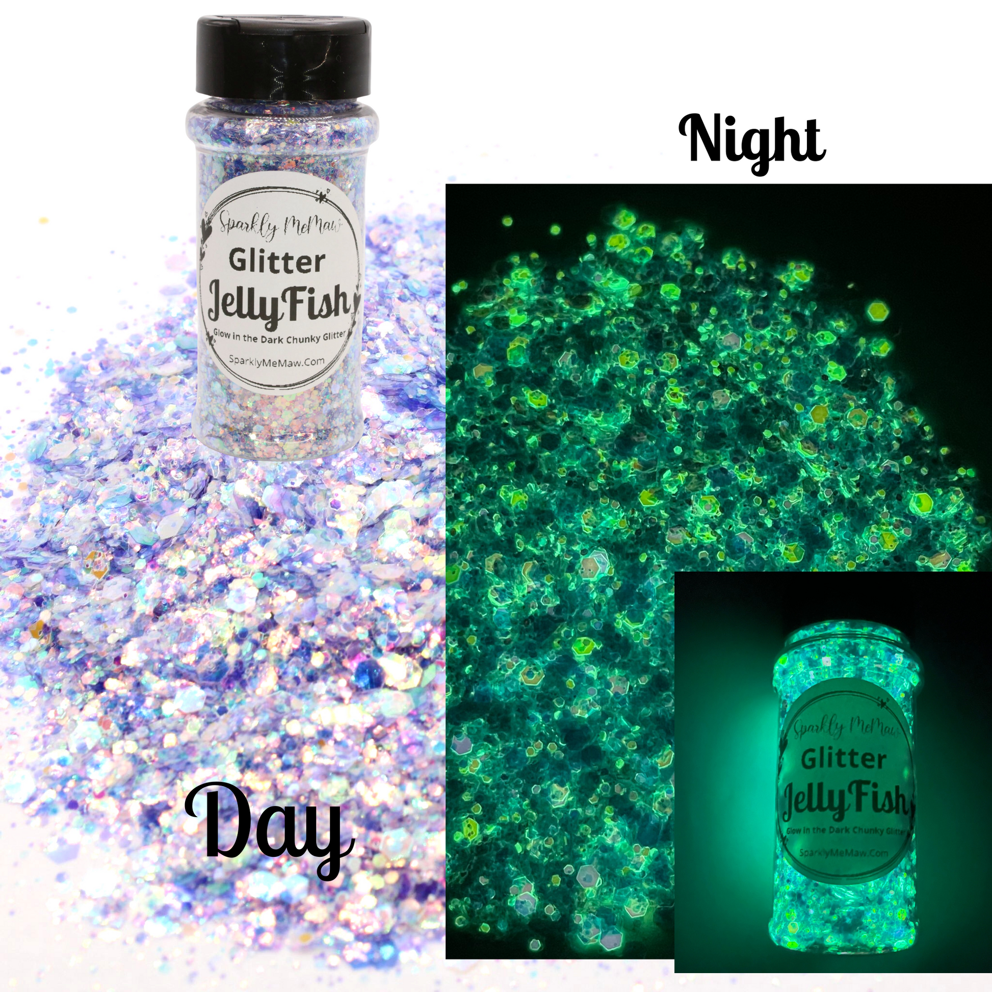 Chunky Glow in the Dark Glitter