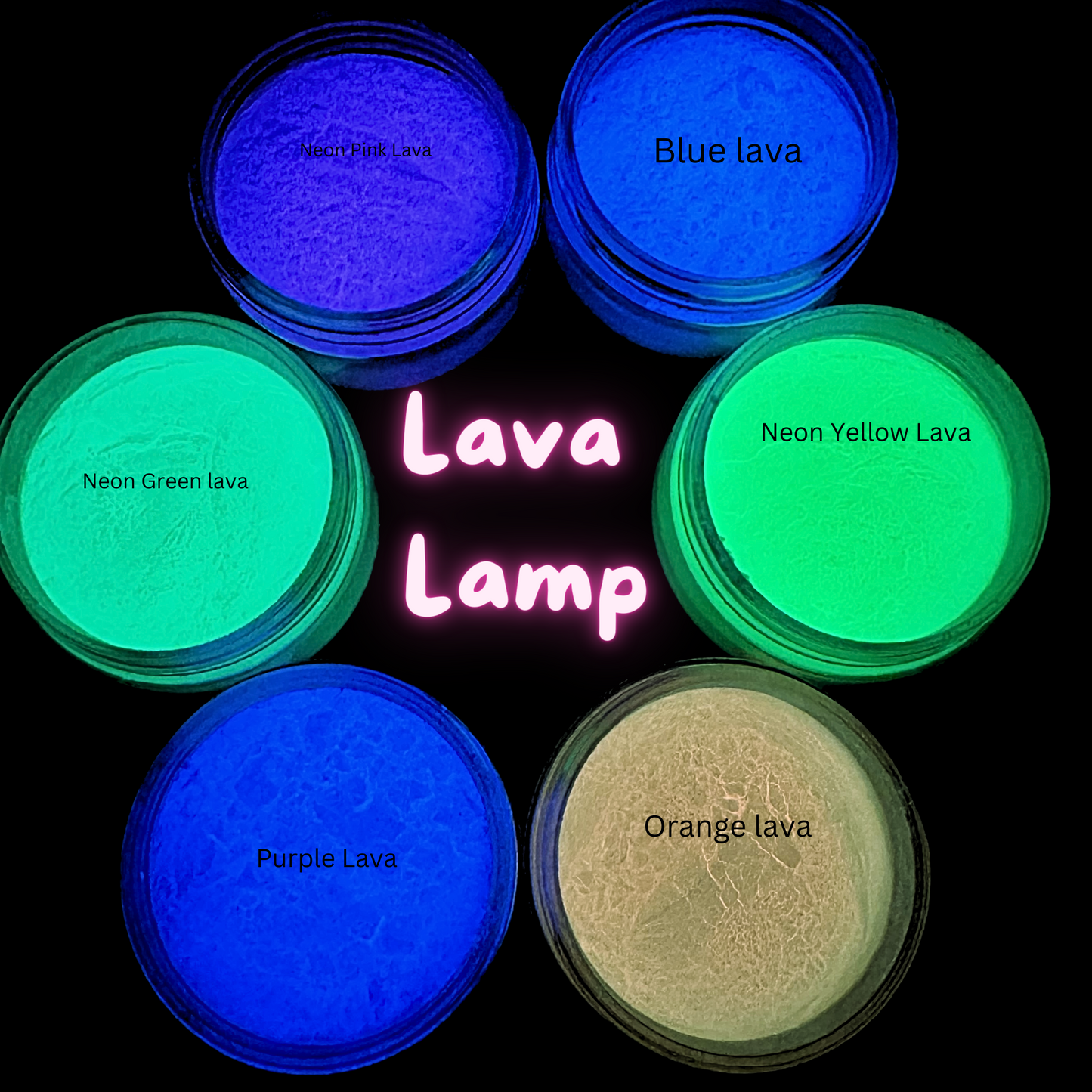 Lava Lamp 6 oz Glow Mica Set With a FREE Mica Spoon! No Coupons