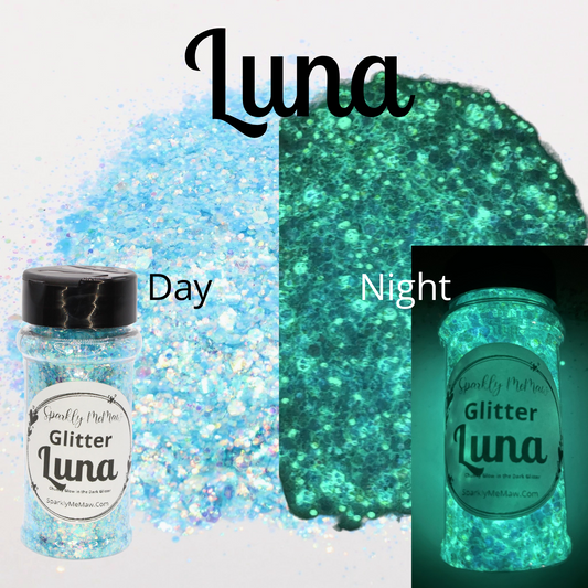 Luna Glow in the Dark Chunky Glitter