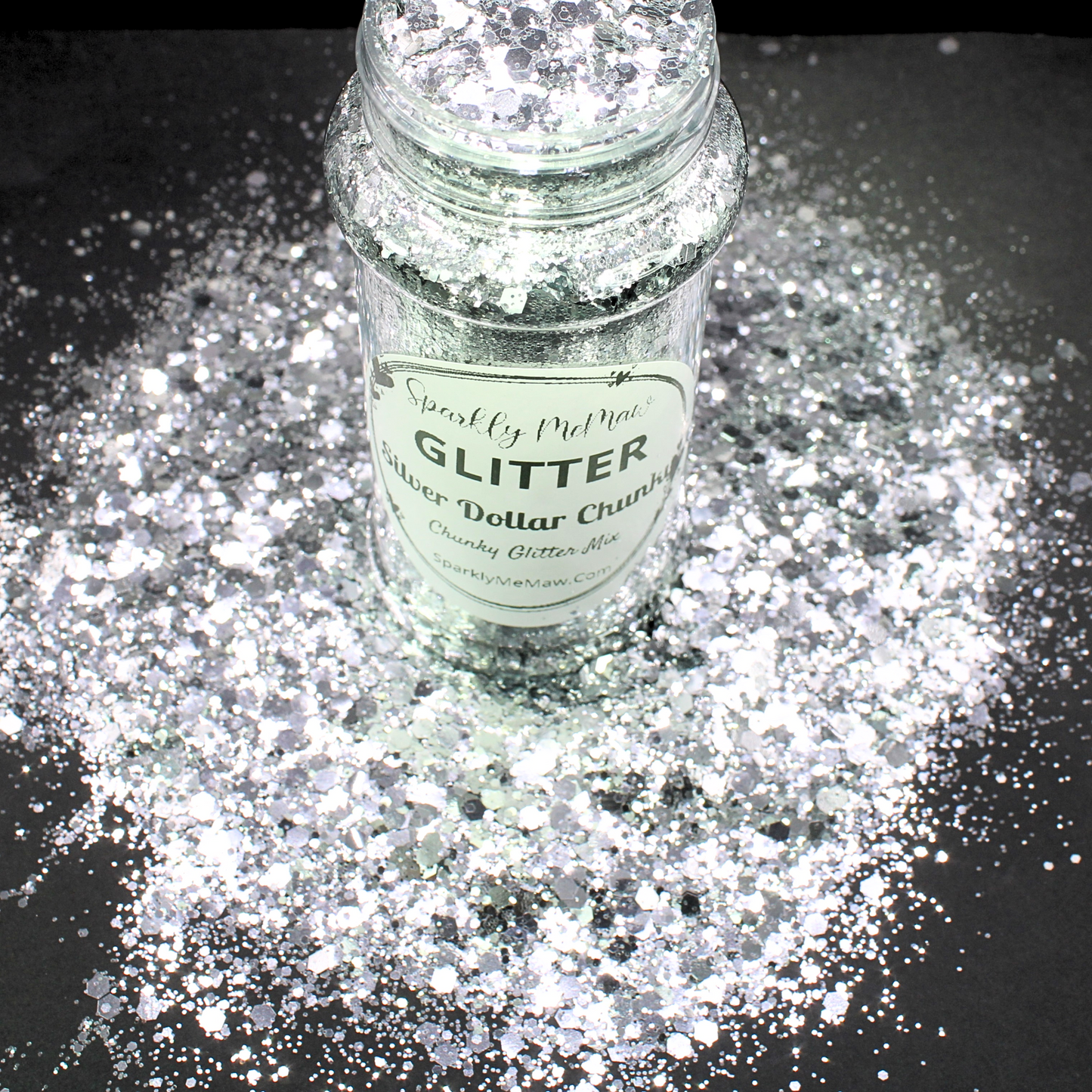 Silver Dollar Chunky Glitter Mix