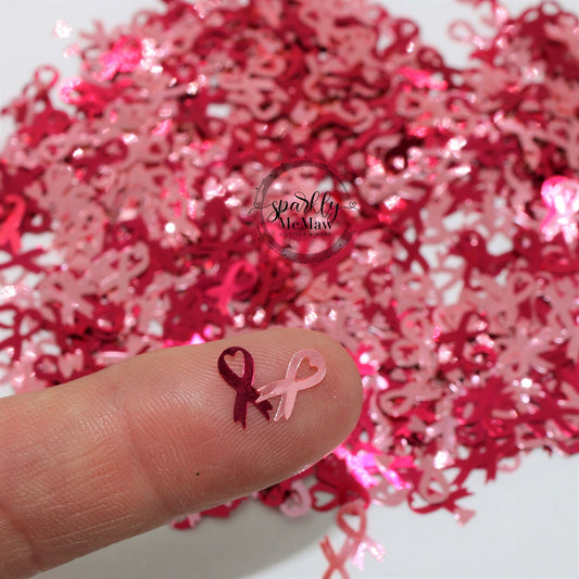 Think Pink Custom Cancer Awareness Ribbons Shapes
